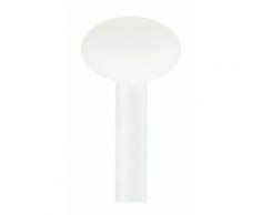 Lampioncino id-armony pt1 e27 78cm esterno alluminio lampada terra moderno ellisse ip44, finitura