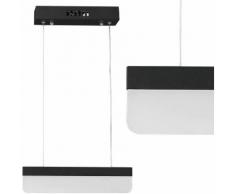 Lampada di design a sospensione con luci LED Lampada color cromo nero Slim Line Bianco neutro