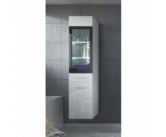 Armadietto Rio 131 cm altezza bianco lucido - Mobiletto, armadietto per il bagno, armadio mobili