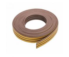 FIXMAN Striscia paraspifferi a guarnizione autoadesivo profilo P 3-5 mm /15 m marrone