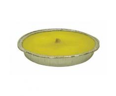Citronella Fiaccola Antivento in stagnola tonda diametro 13 cm Conf. 10 pezzi