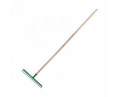 Keyman Rastrello 16 Denti Cm 43 - Con Manico Cm. 160 In Acciaio Verniciato.