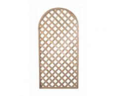 Pannello Grigliato Giardino Arco Mod. Patio 90Xh180 Cm In Legno Tropicale Naturale 1Pz