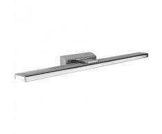 Applique Alluminio Cromato Diffusore Acrilico Lampada Da Bagno Led 8 Watt Luce Calda Intec