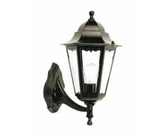 Lampione Lanterna Applique Da Giardino Mod.New York Nero 22x22xh.38cm.