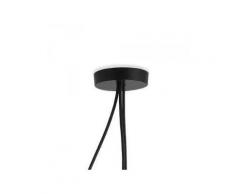 Rosone multiplo per lampade a sospensione serie aim colore nero f0093030 (99296)