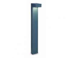 Lampioncino id-sirio pt2 big g9 led ip44 80h alluminio antracite bianco nero lampada terra moderno