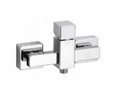 Rubineto cube waterfall per esterno doccia, design quadro e minimale