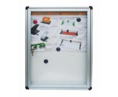 BACHECA IN ALLUM. C/FONDO MAGNET.450X600X45MM