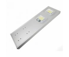 Faro led lampione stradale 100w luce fredda energia solare crepuscolare jd19100