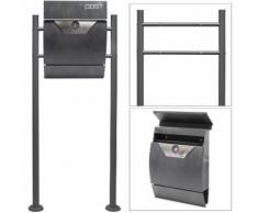 Set Supporto Cassetta posta V3 grigio basalto Mailbox Buca delle Lettere