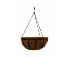Balconiera Gdlg In Fibra Di Cocco Con Struttura In Ferro Diam 35Cm. Conf 6Pz.