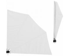 ® Paravento Balcone Bianco Tenda Sole Laterale Balcone Sole Protezione