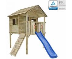 vidaXL Set da Gioco all'Aperto Scaletta Scivolo 360x255x295 cm Legno