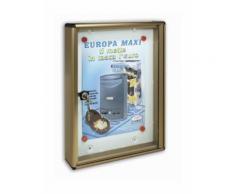 BACHECA BC/1 X 1 FOGLI (ALLUMINIO/BRONZO) ALUBOX