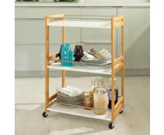 SoBuy Carrello cucina,Scaffale da bagno, Carrellino salvaspazio,Mensole da cucina,