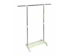 Appendiabiti Stender Per Abiti Vigor Inox Altair Telescopico 88-145X43X165 Cm