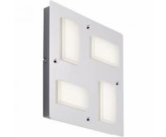 Biard Plafoniera da Soffitto Rettangolare con 4 Faretti LED 18W per Stanza da Bagno - Glacier