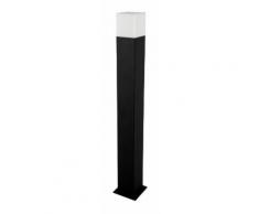 Lampioncino Augusta Nero con Rilevatore di Movimento Nero
