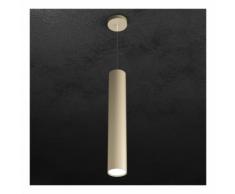 Sospensione tp-shape 1143 s50 gx53 led metallo bianco grigio sabbia lampada parete cilindro moderna
