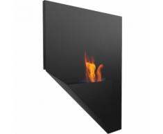 Camino A Bioetanolo Da Parete 65x90x14,3 Cm Flig Honolulu Nero