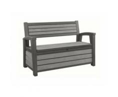 Keter Cassapanca panchina baule 132.7x63.5x89.5cm resina esterno Hudson K233781