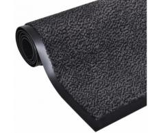 Zerbino antiscivolo rettangolare 90 x 60 cm Antracite