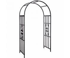 ARCO DA GIARDINO SUPPORTO PER ROSE PIANTE RAMPICANTI IN METALLO ALTEZZA 205 CM
