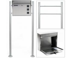 Set Supporto Cassetta posta V12 Acciaio verniciato
