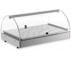 Vetrina Riscaldata da Banco - 1 Piano - Potenza 500 W - Termostato 30°C/70° C - Dimensioni cm 50x35x25h - Modello TPVB51R