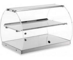 Vetrina Neutra da Banco - Acciaio Inox - 2 Piani - Dimensioni cm 50 x 35 x 33h - Modello TPKOKYNN