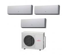 Condizionatore Fujitsu Trial Split Lu 9000+9000+12000 9+9+12 Btu Inverter Aoyg18lat3 A++