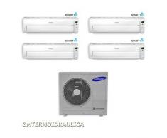 Samsung Condizionatore Samsung Quadri Split Inverter 9000+9000+9000+9000 9+9+9+9 Btu Ar7000m Wi-Fi A+ Aj070fcj4eh/eu
