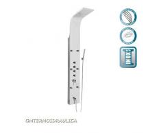 Colonna Doccia Pannello Multifunzione Metaform Modello Niagara 101b59100 Shower Finitura In Cromo Acciaio Inox Aisi 304 Soffione Anticalcare Funzione Cascata E Idromassaggio