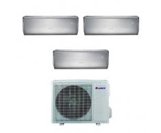 Condizionatore Gree Trial Split Inverter U-Crown 9+9+12 9000+9000+12000 Btu Wifi Gwhd(21)Nk3ko A++