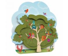 Gioco Vertical puzzle a due livelli "La casetta del Signor Scoiattolo" Vertiplay - Oribel