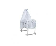 Culla a Dondolo con Velo - Collezione Milky di Picci - Grigio