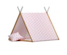 Tenda Gioco 2-in-1 Herringbone Tropical Collection - Wigiwama - Rosa