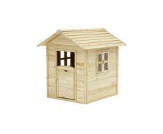 Casetta Gioco da giardino in legno naturale - Axi