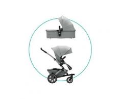 NUOVO Passeggino JOOLZ GEO 2 QUADRO - Seduta + Navicella + Cestello XL - Grigio