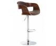 Kingston Sgabello cucina KINGSTON in tessuto, noce/marrone CLP, noce/marrone, altezza seduta
