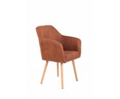 Timwood Experience Sedia pranzo UTRECHT in similpelle vintage, marrone CLP, marrone, altezza seduta