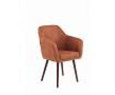 Timwood Experience Sedia pranzo UTRECHT in similpelle vintage, marrone CLP, marrone, altezza seduta