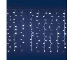 e-Led Light Tenda luminosa 384 luci LED Reflex Bianco Freddo per interno/esterno con controller memory