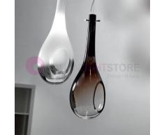 Selene Illuminazione Goccia Lampada A Sospensione In Vetro Soffiato D.15 Design Moderno