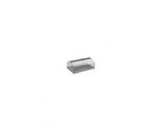 Vetrina Neutra da Banco per Cornetti - Acciaio Inox/Plexiglass - Dimensioni 500x350x200h - Modello IVT51X