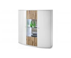 JUSTyou Mirales Credenza Bianco | Rovere Wotan