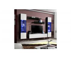 JUSTyou FLI A III Parete attrezzata Nero Bianco