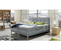 JUSTyou Malta Letto Vi-Spring Grigio 180x200