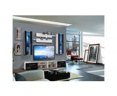 JUSTyou INVONTO B II Parete attrezzata Bianco Nero